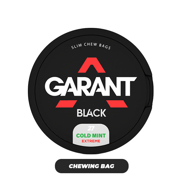 Black Extreme Cold Mint Chew